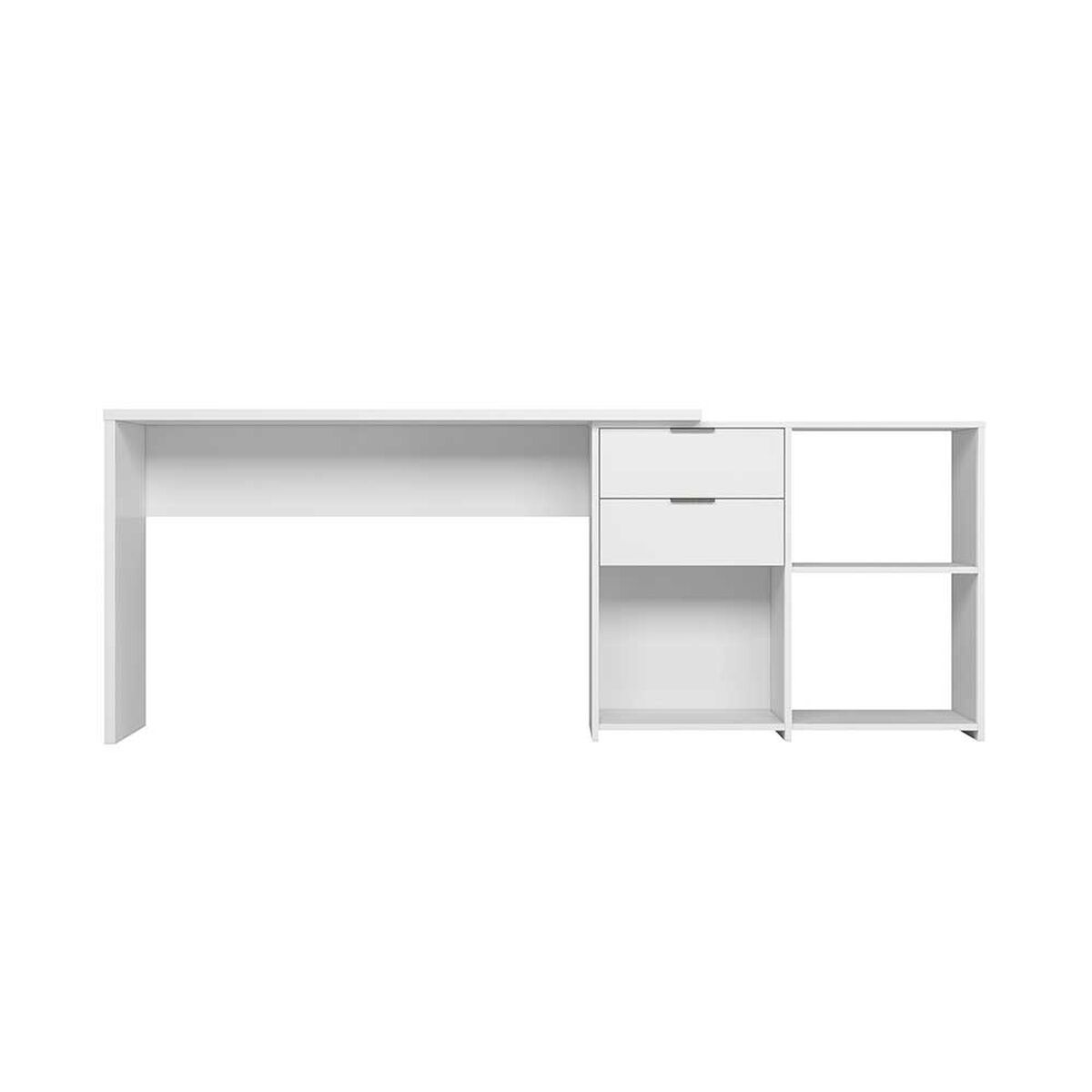 Escritorio Home Mobili Valencia 2 Cajones Blanco