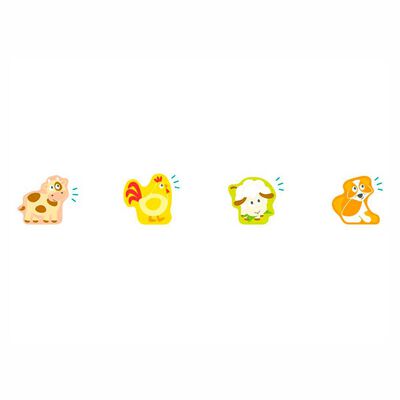 Imagen 2 del producto Puzzle Sonidos de La Granja Didáctico Hape