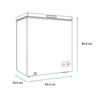 Congelador Freezer Horizontal Mabe FDHM150BY2 142 lts.