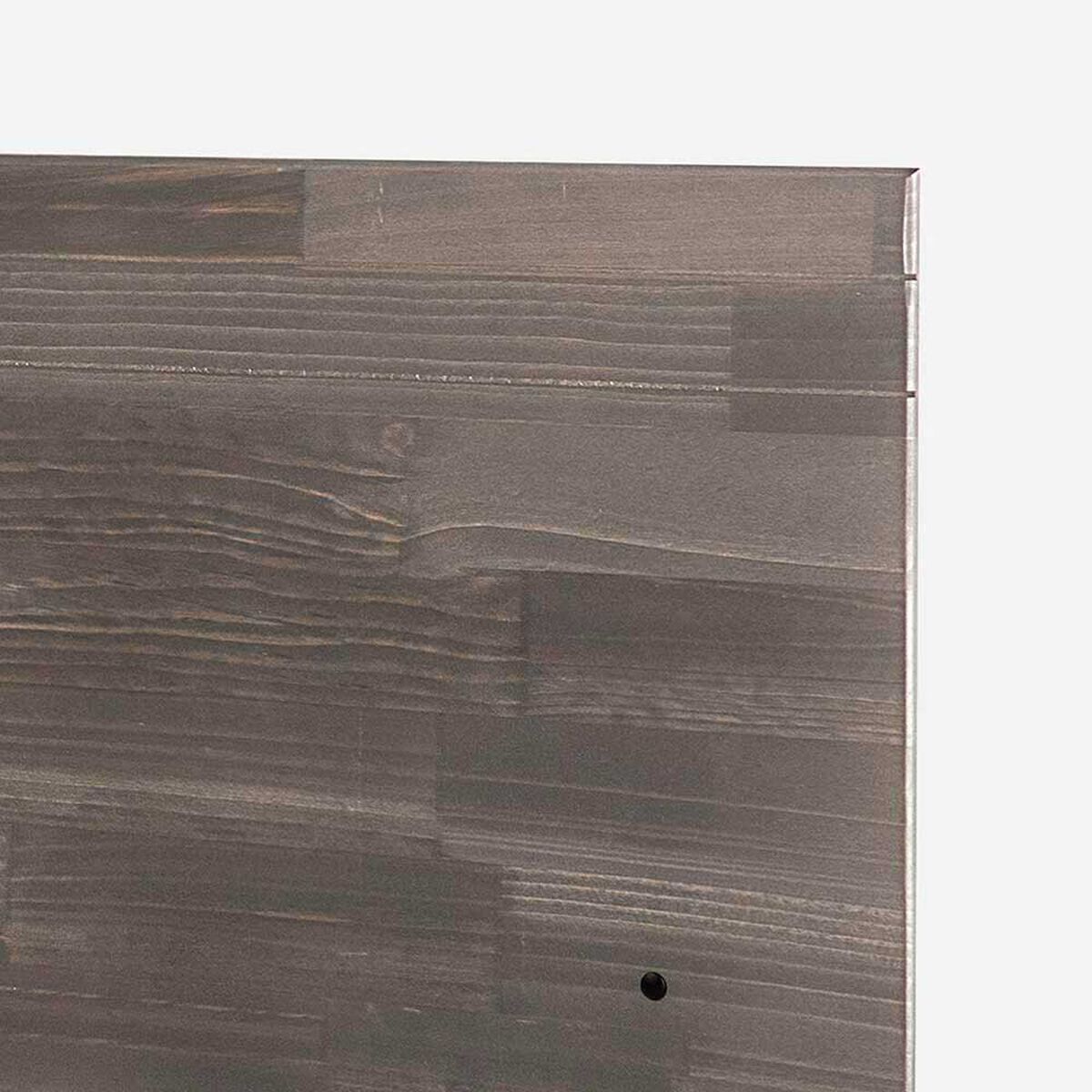 Cama Europea Rosen 1 Plaza Wave + Respaldo + Velador Tabor Grafito + Almohada Light Americana