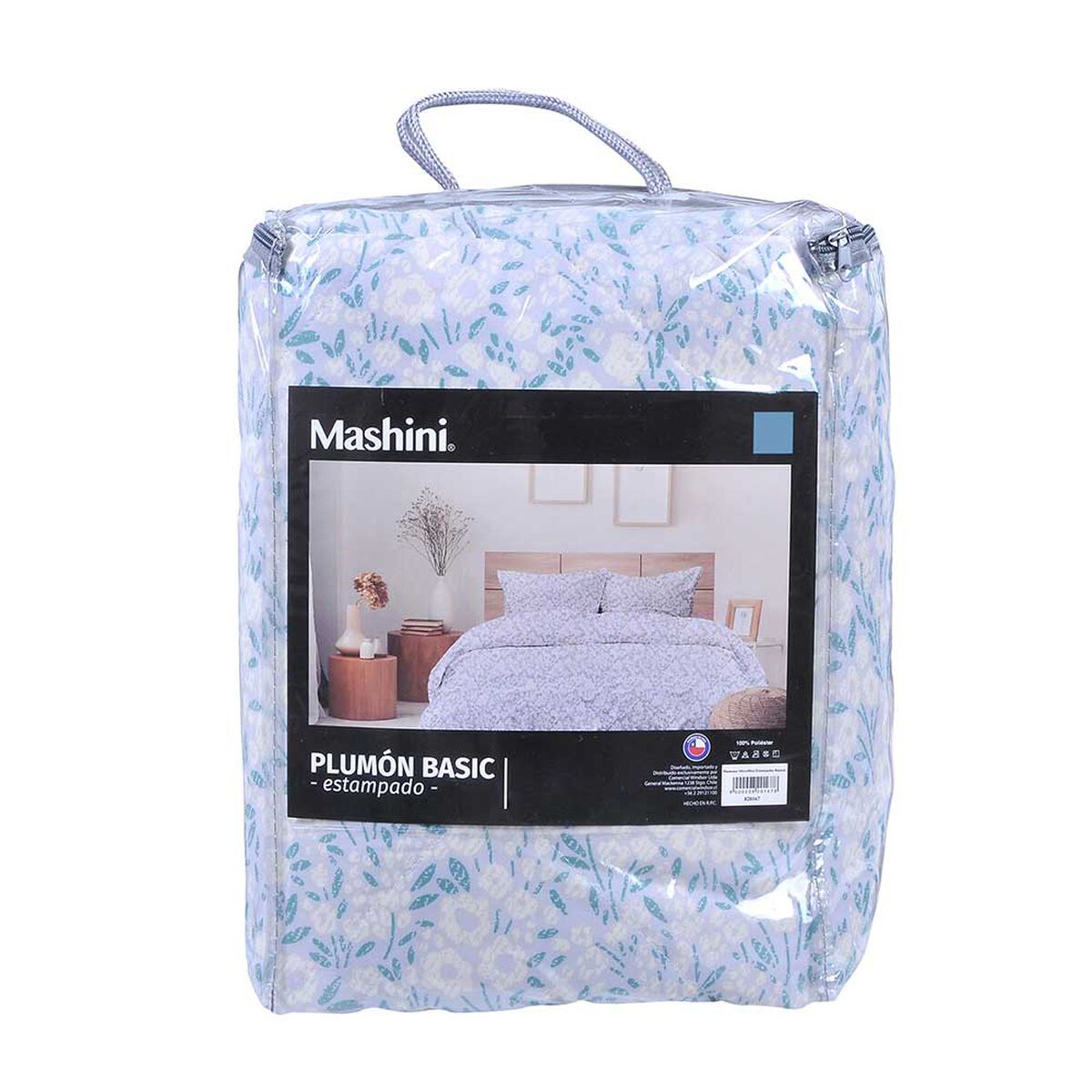 Plumón Estampado Mashini 2 Plazas Nimbus