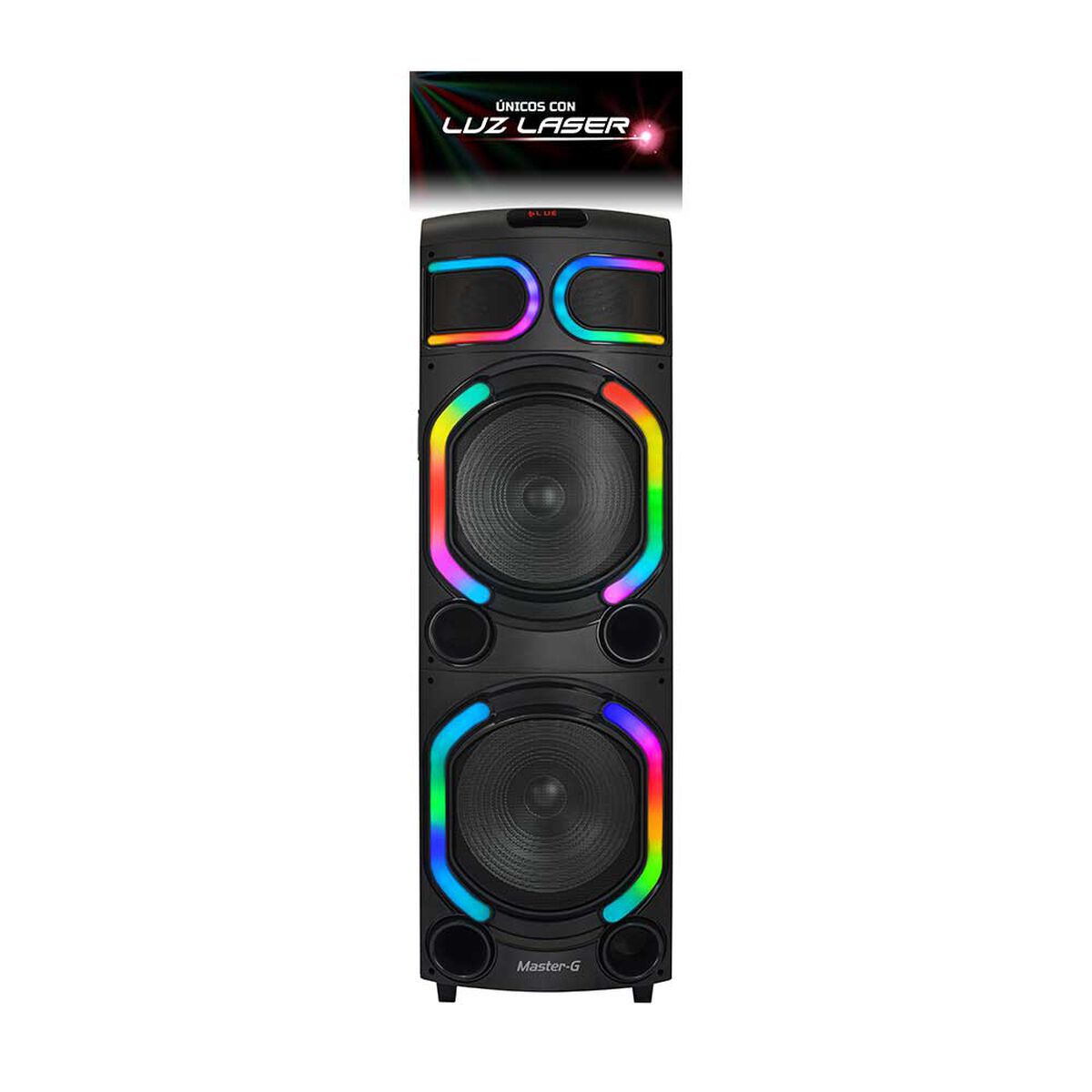 Minicomponente L&aacute;ser Master-G MG Supernova Karaoke Negro