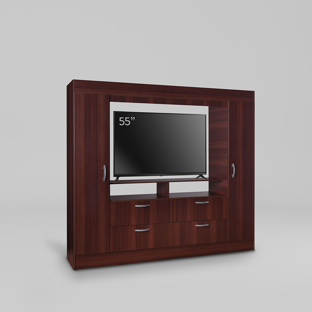 Clóset TV CIC Hasta 55" Baker 2 Puertas 4 Cajones