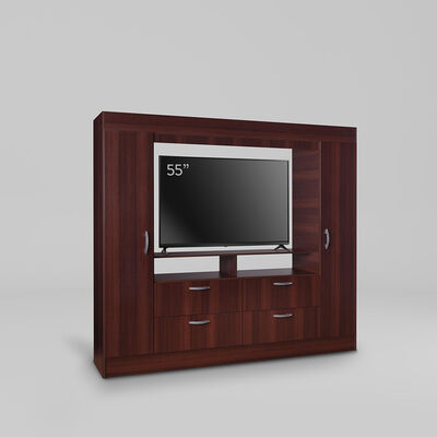 Clóset TV CIC Hasta 55" Baker 2 Puertas 4 Cajones