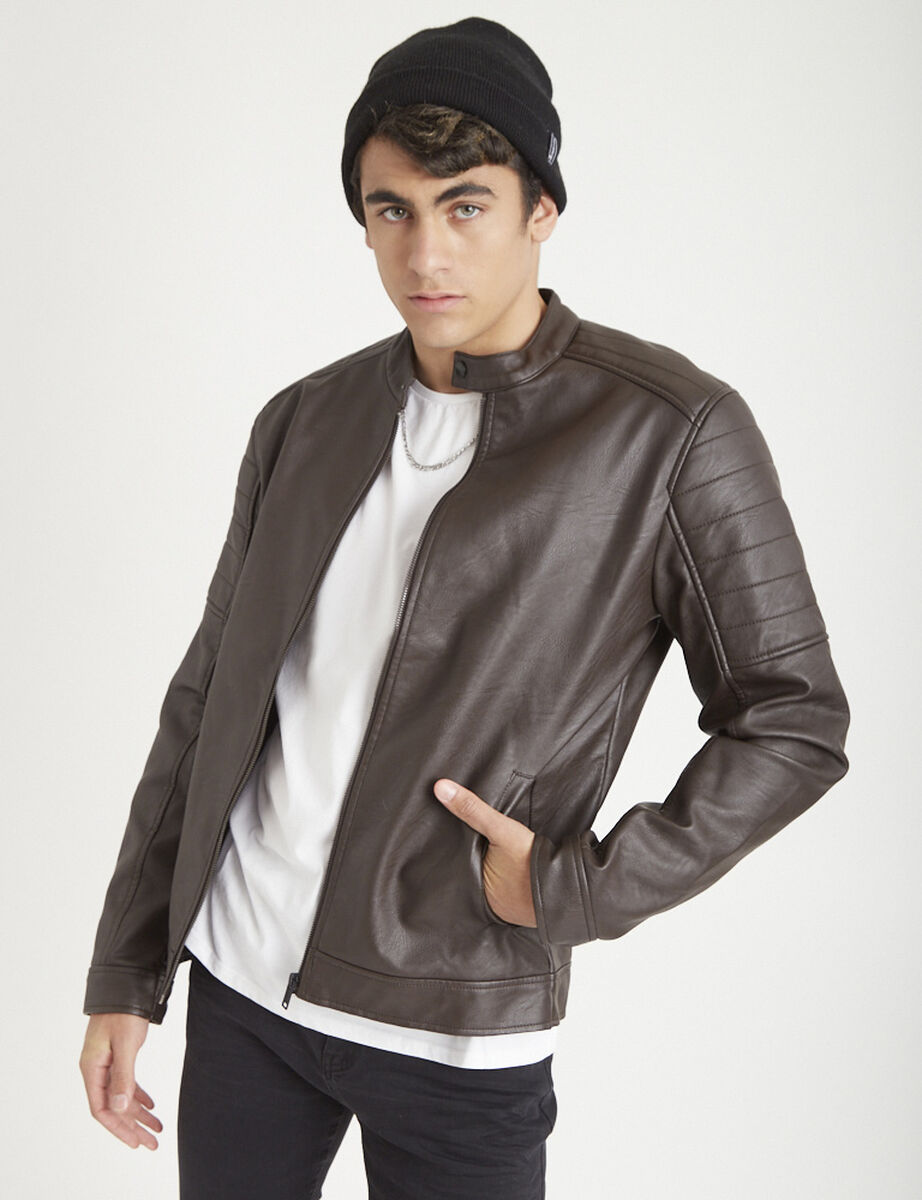 Chaqueta de Cuero Hombre Icono