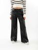 Pantalón Wide Led Ecocuero Mujer Icono