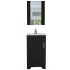 Combo Espejo Bath 300 + Mueble Lavamanos Barcelona TuHome