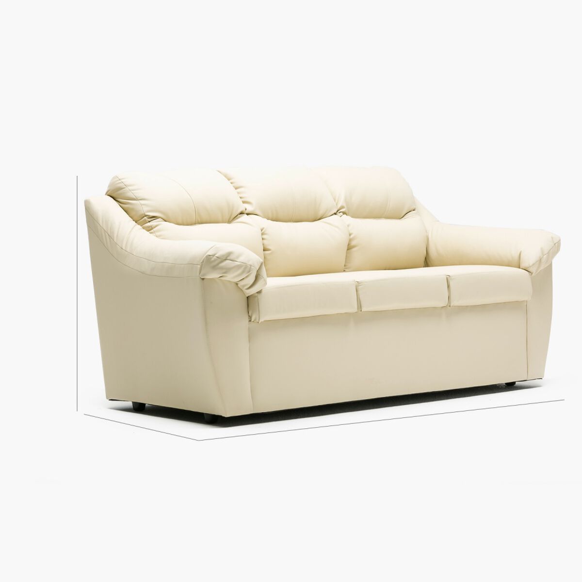 Sofá Cabsur Asturias 3 Cuerpos Beige