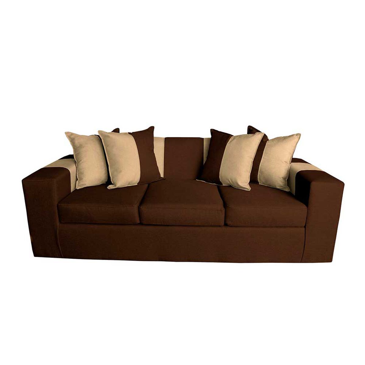 Sofa + 2 Pouff A&M Home Benjamin Café Beige