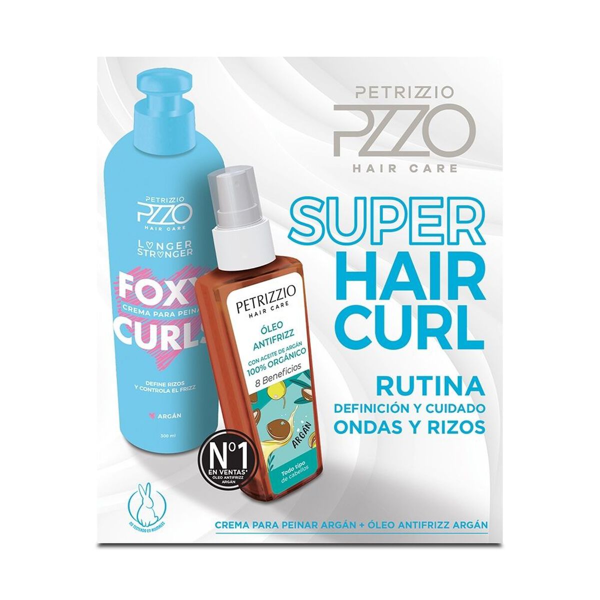 Set Super Hair Curl Crema de Peinar + Óleo Petrizzio