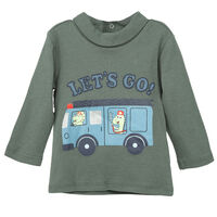 Beatle de Algodón Chess Baby Petroleo