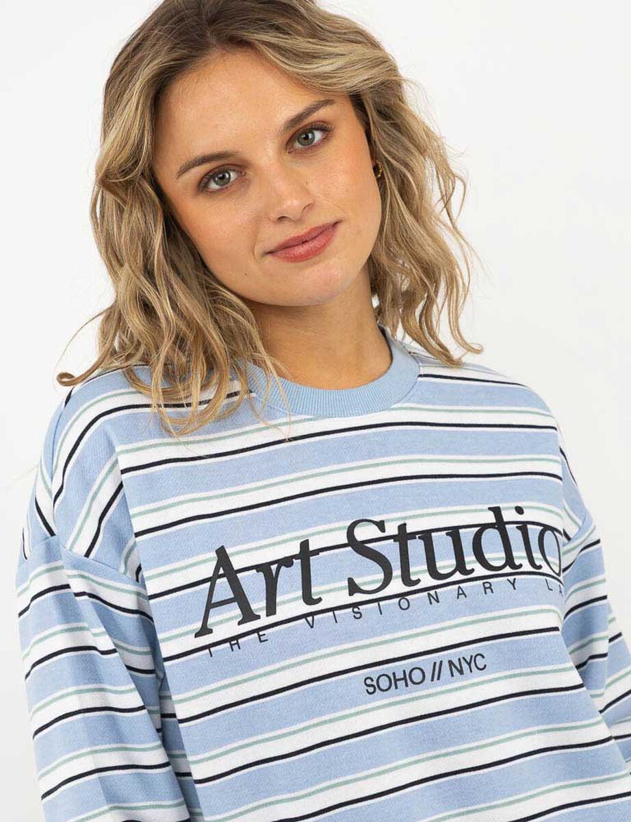 Poler&oacute;n Con Estampado Mujer Icono