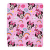 Frazada Polar Disney Minnie arcoiris 115 x 130 cm