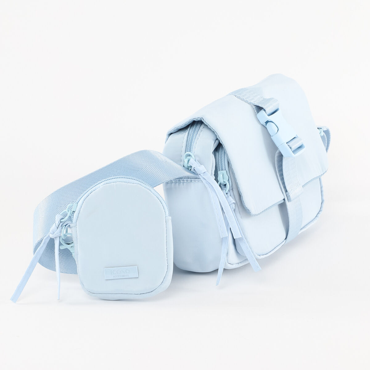 Bolso Celeste Icono