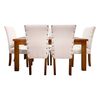Juego de Comedor Living Factory Teka 6 Sillas Beige