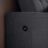 Sofá Cama Celta Luxe 3 Cuerpos Gris Oscuro