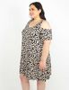 Vestido Corto Manga Corta Mujer Extralindas