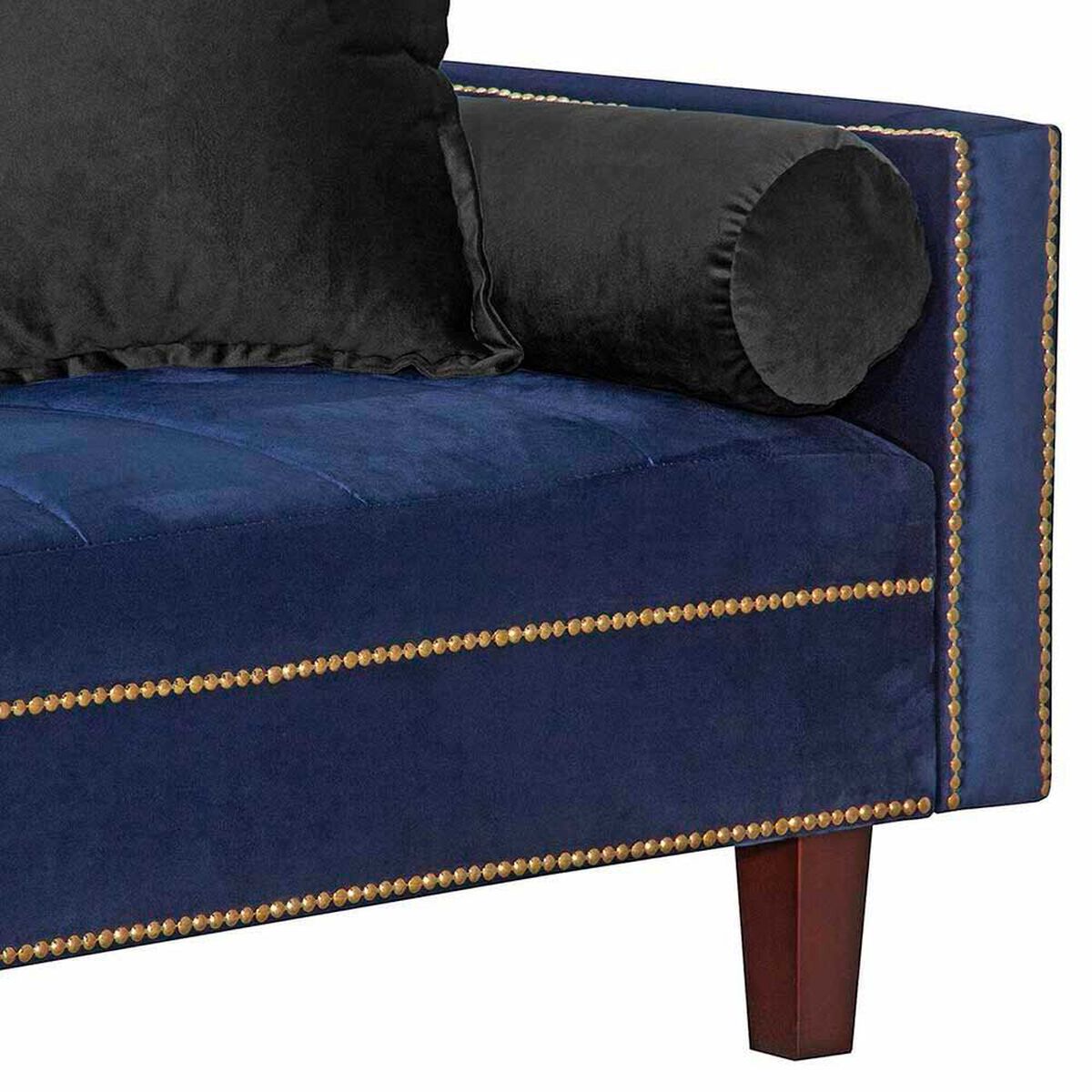 Fut&oacute;n Black Factory Vanguardia 3 Cuerpos Azul Negro