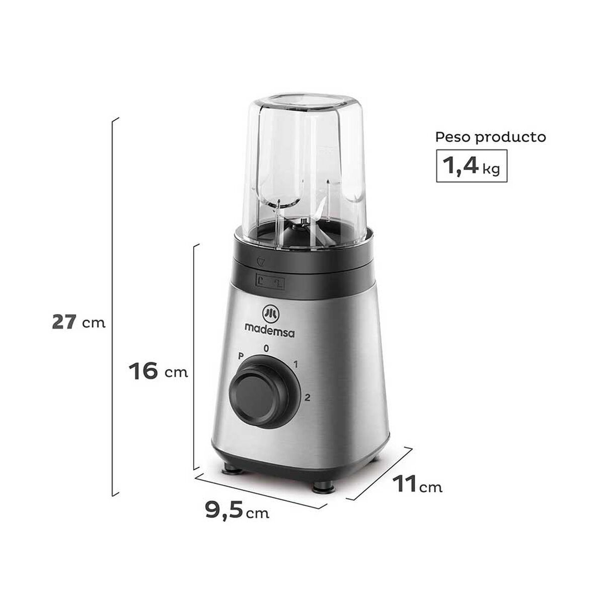 Licuadora Portátil Mademsa MBL30