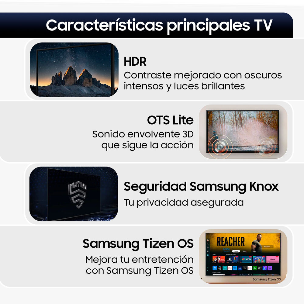 Smart TV Samsung 32" HD Tizen 4KUN32H5000FGXZS, foto 3