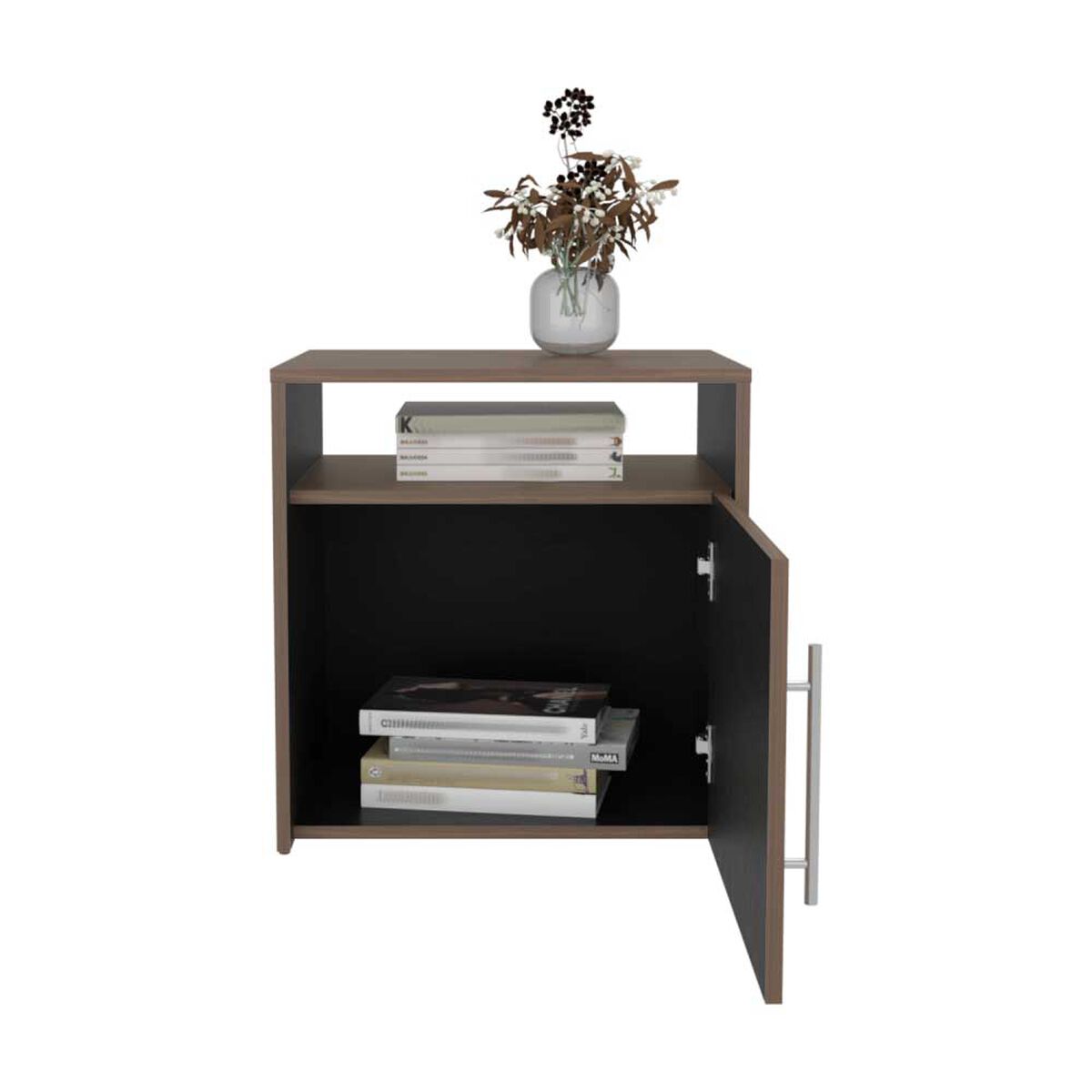 Velador Tuhome Bigaf 1 Puerta Milan y Wengue