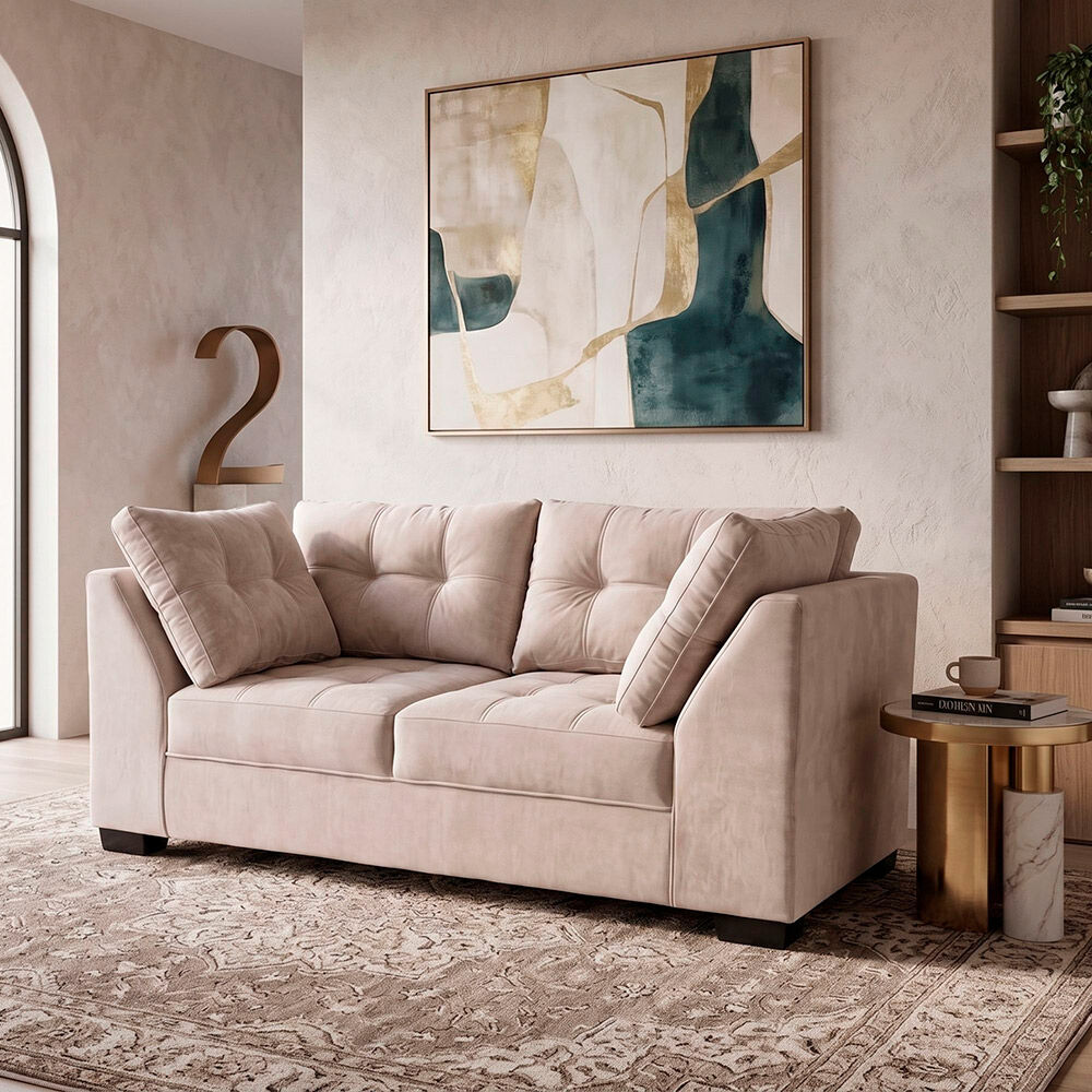 Sofá Muebles MPR Edimburgo 2 Cuerpos Beige
