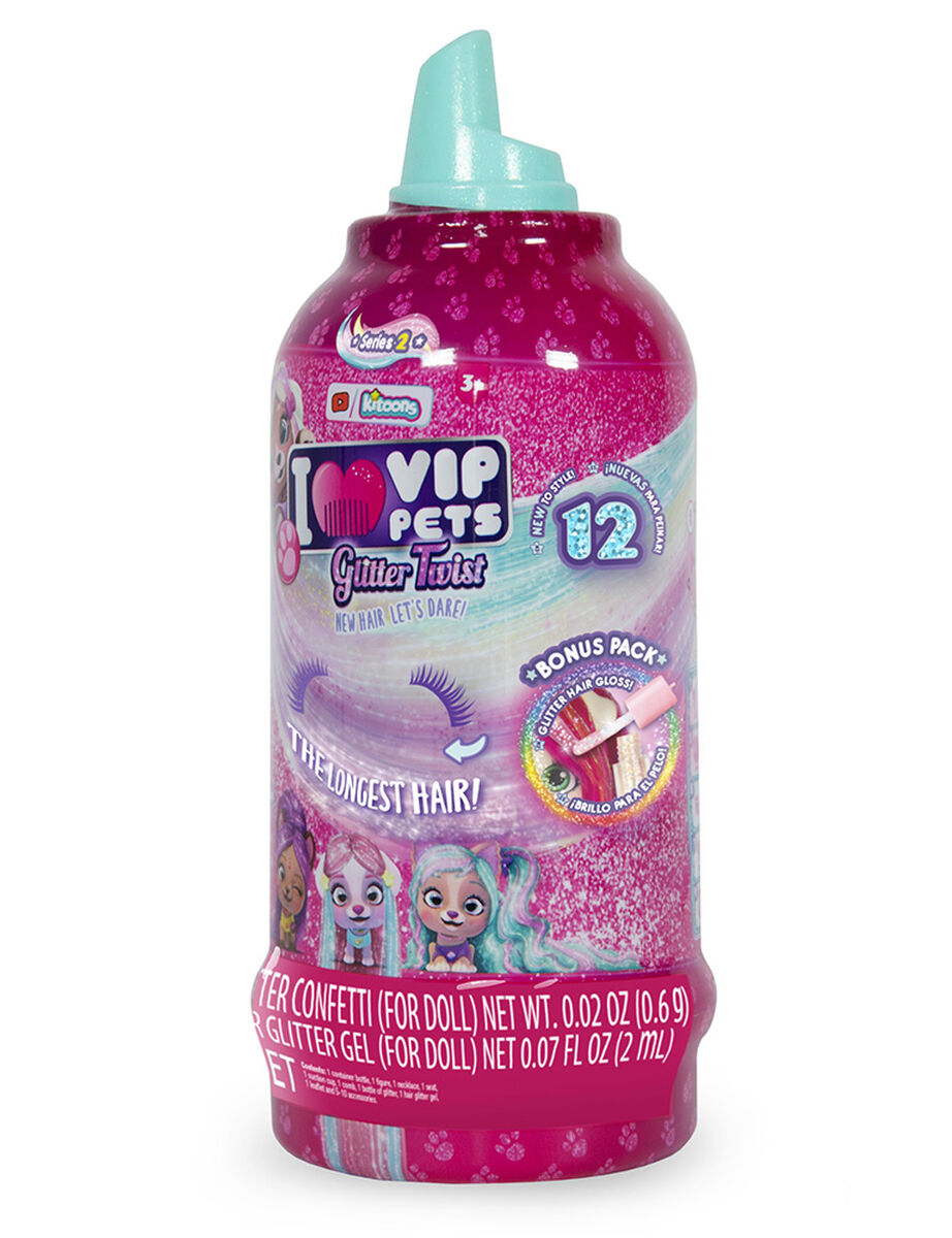 Set Figura de Colección Mascota Vip Pets Glitter Twist S2