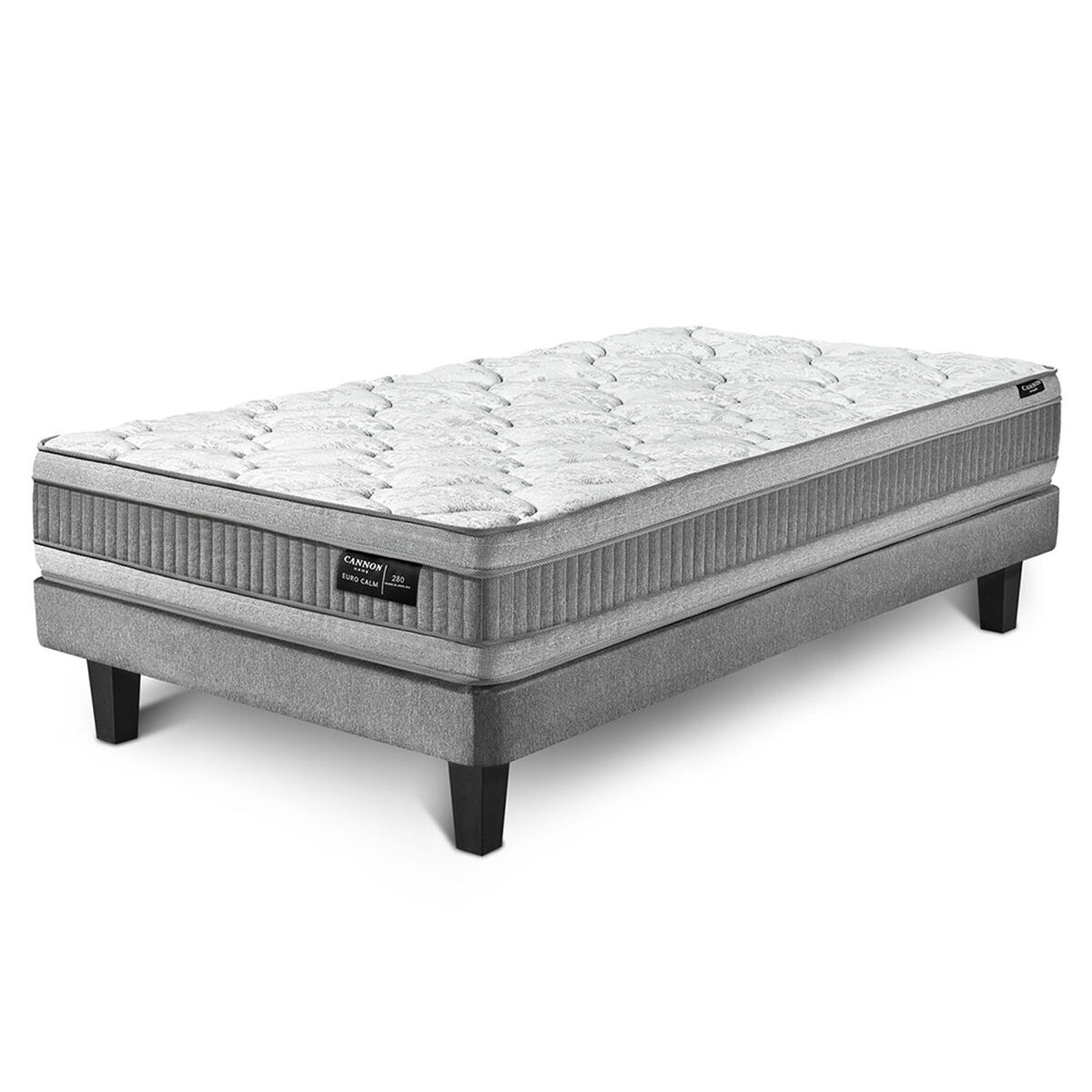 Cama Europea Cannon 1,5 Plazas Euro Calm Dual