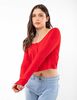 Polera Crop Manga Larga Mujer Icono