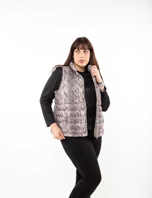 Imagen 1 del producto Parka Sin Mangas Mujer Extralindas Animal, Negro