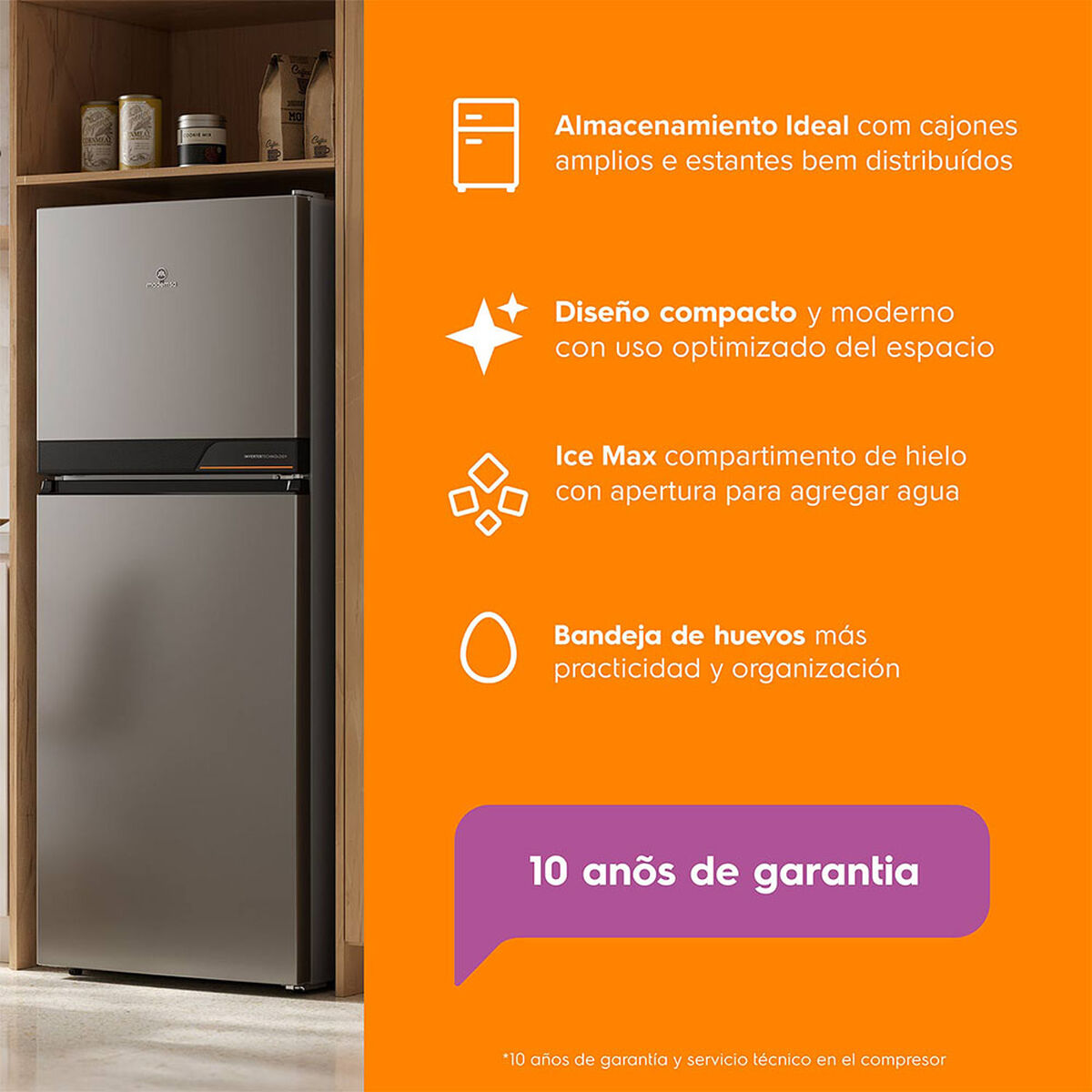 Refrigerador No Frost Mademsa Altus 1300IS 292 L