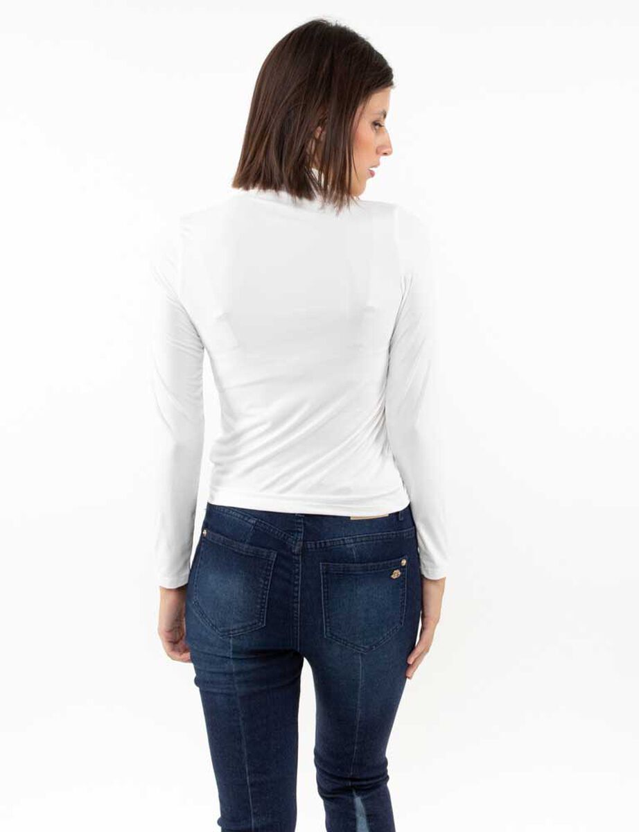 Polera Manga Larga Mujer Fiorucci