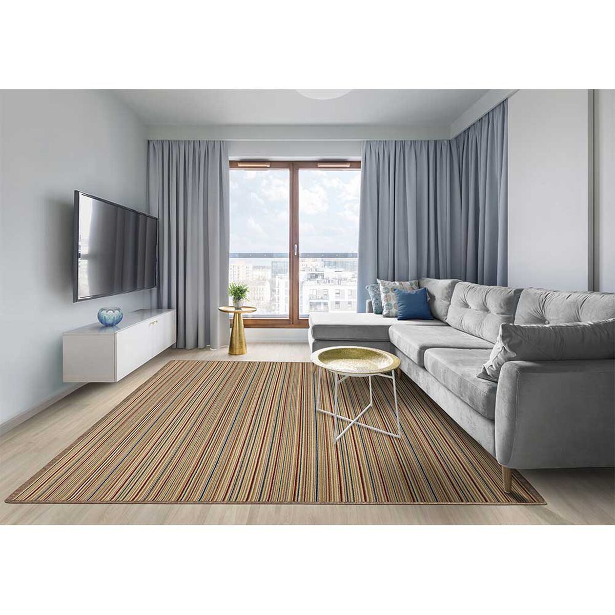 Alfombra Decocasa Aruba Linhas 200 x 250 cm