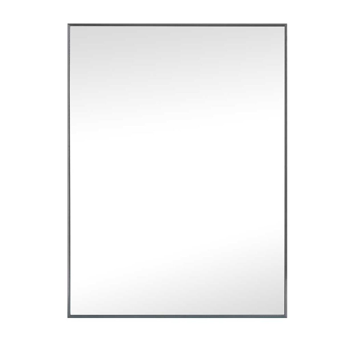 Espejo Marco Aluminio Vgo para Colgar Rectangular 50 x 40 cm Grafito