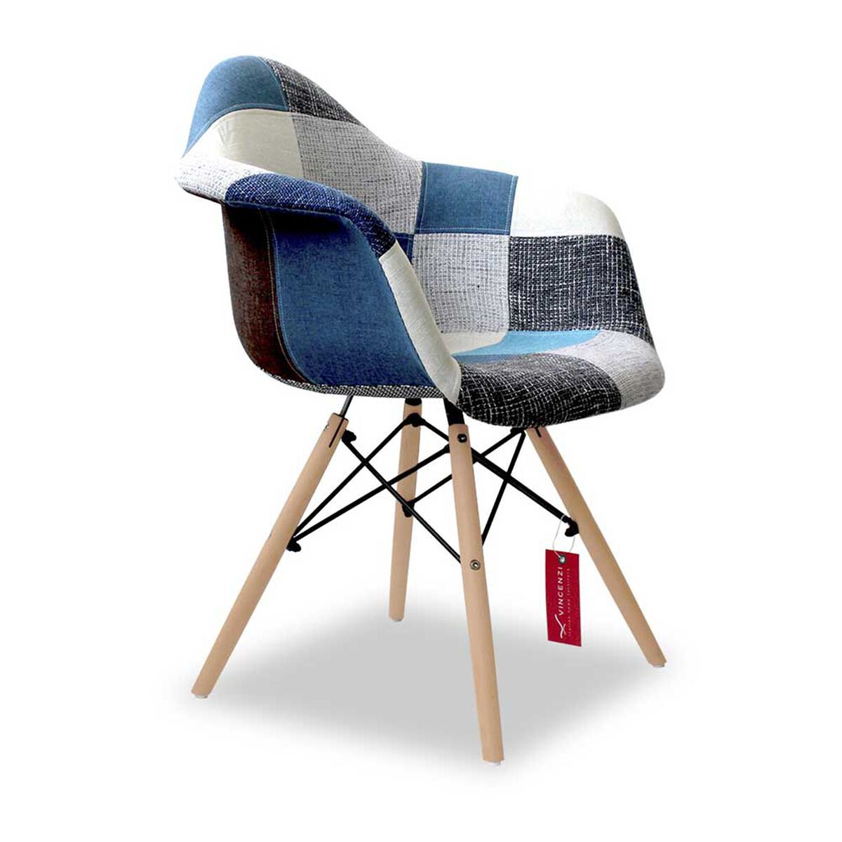 Poltrona Eames Patchwork Vincenzi