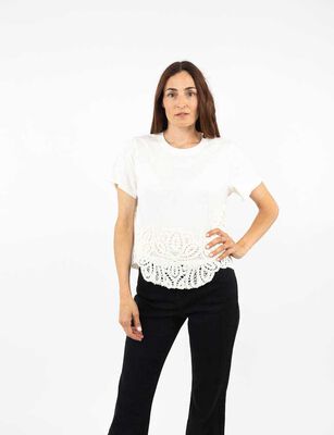 Imagen 1 del producto Polera Manga Corta Mujer Portman Club Crudo