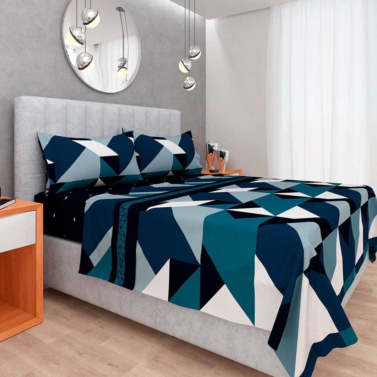 Juego de S&aacute;banas Doral 144 Hilos King Premium Glass