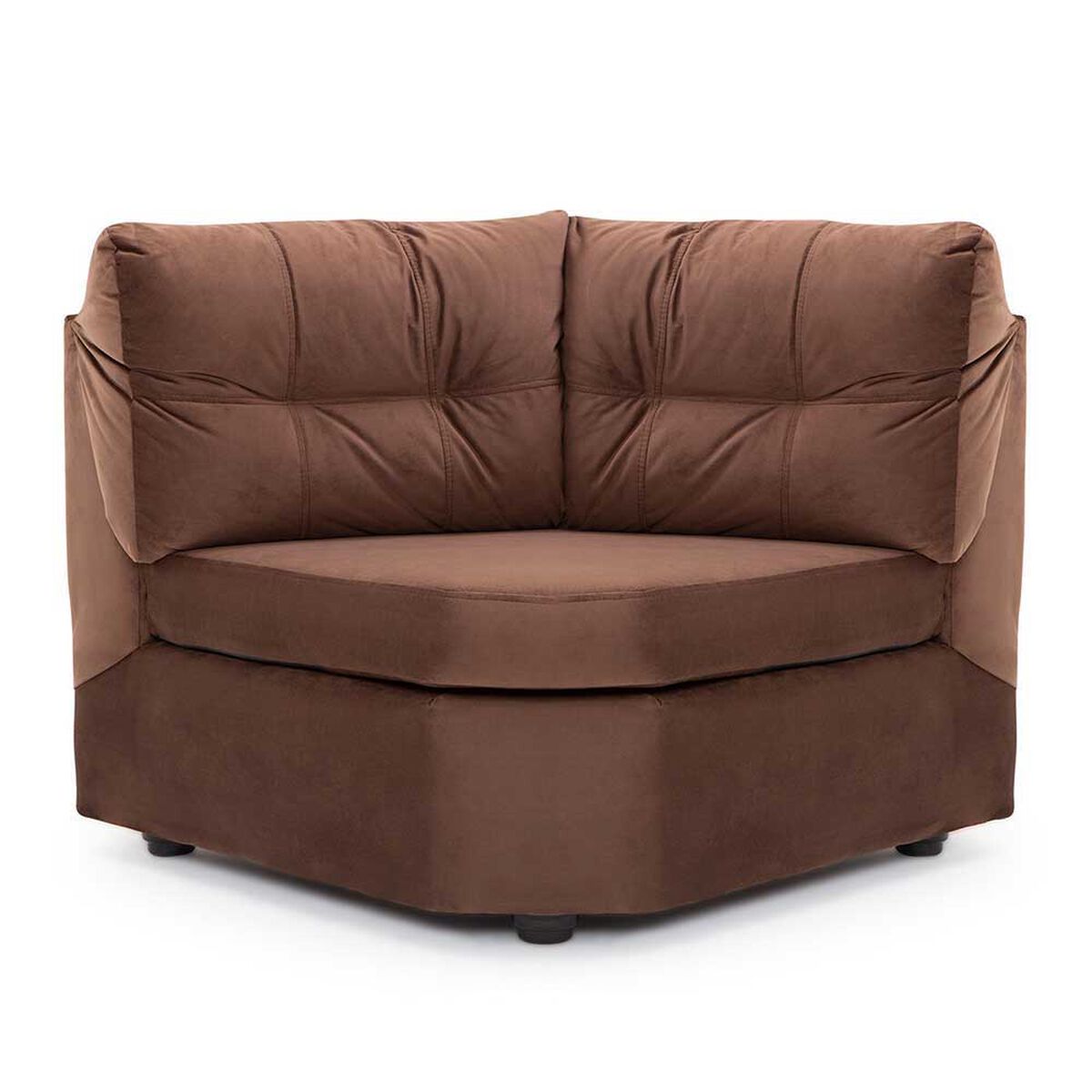 Sofá Seccional Muebles MPR Alerce 5 Café