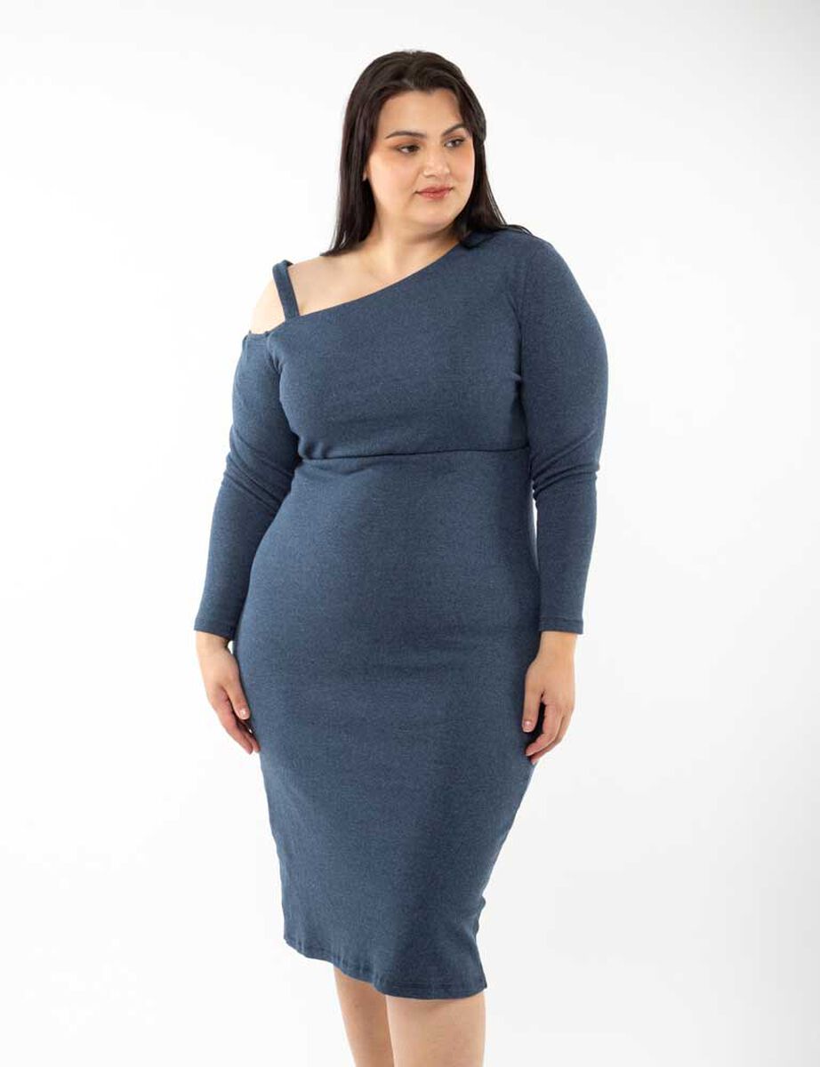 Vestido Corto Manga Larga Mujer Extralindas