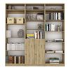 3 Estante + 3 Complementos TuHome Home Macadamia