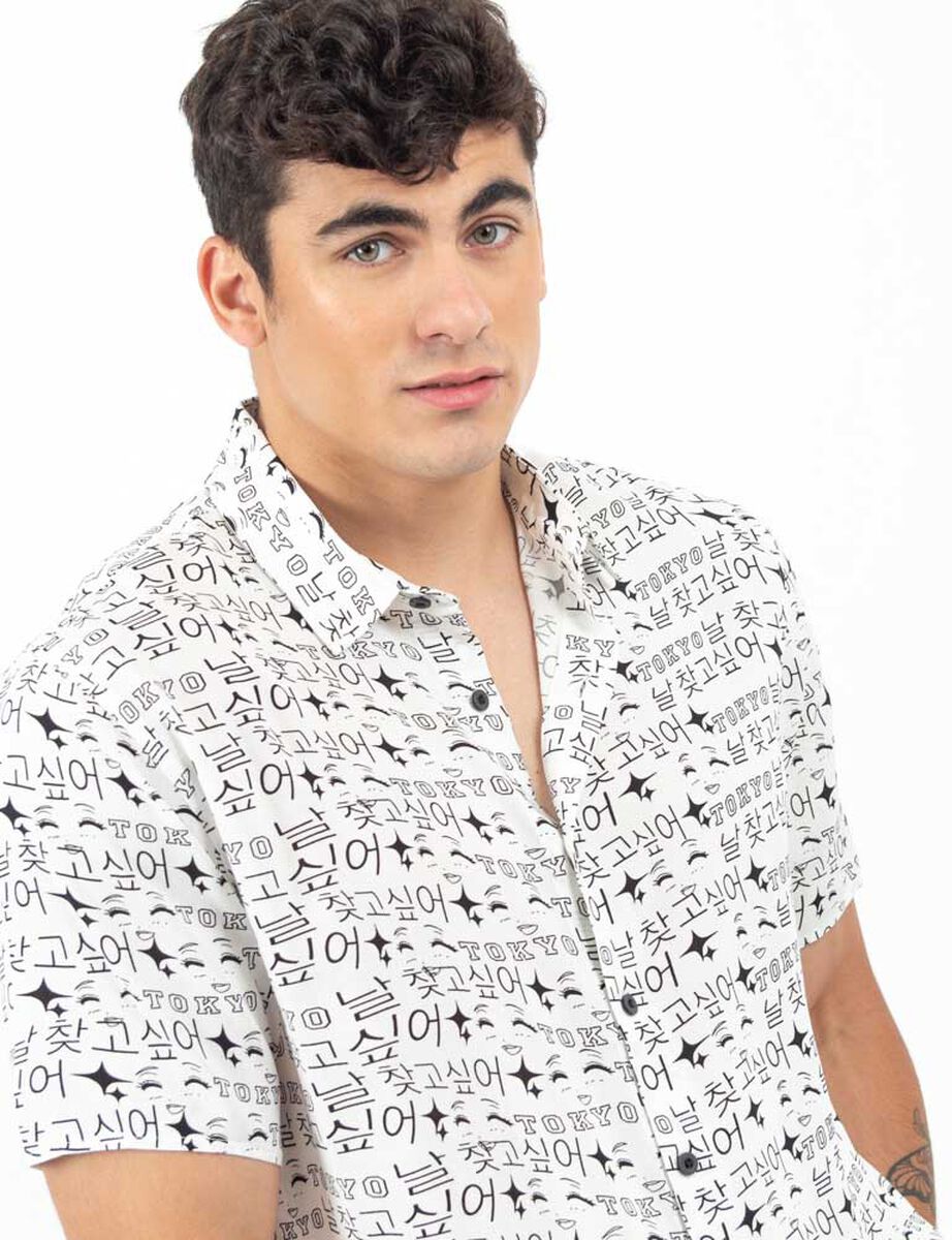Camisa Manga Corta Hombre Icono