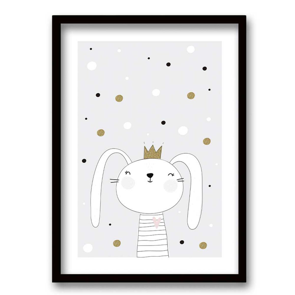 Cuadro Decorativo Retela Conejita 50 x 35 cm