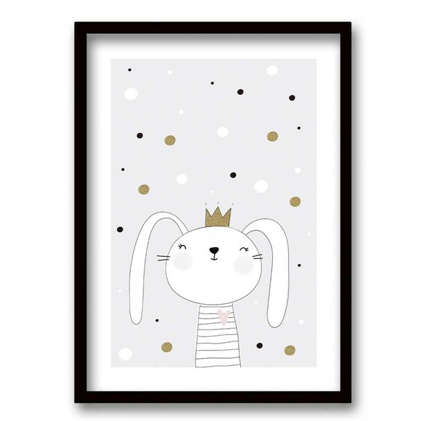 Cuadro Decorativo Retela Conejita 50 x 35 cm