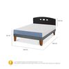 Cama Europea CIC 2 Plazas Excellence + Respaldo Gales Negro