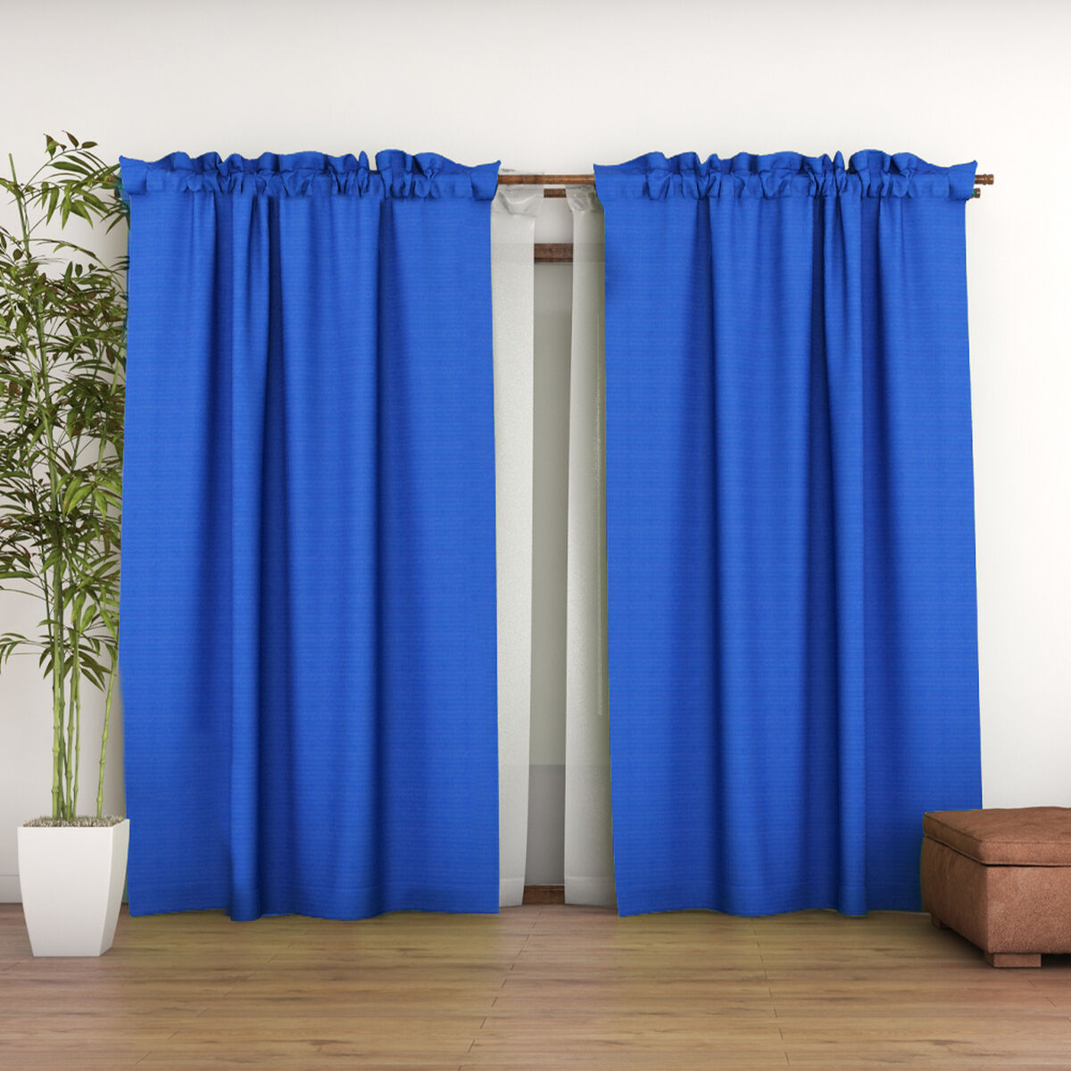 Combo Cortinas Doral Agatha 220 x 140 cm Petroleo