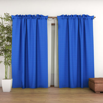 Imagen 1 del producto Combo Cortinas Doral Agatha 220 x 140 cm Petroleo