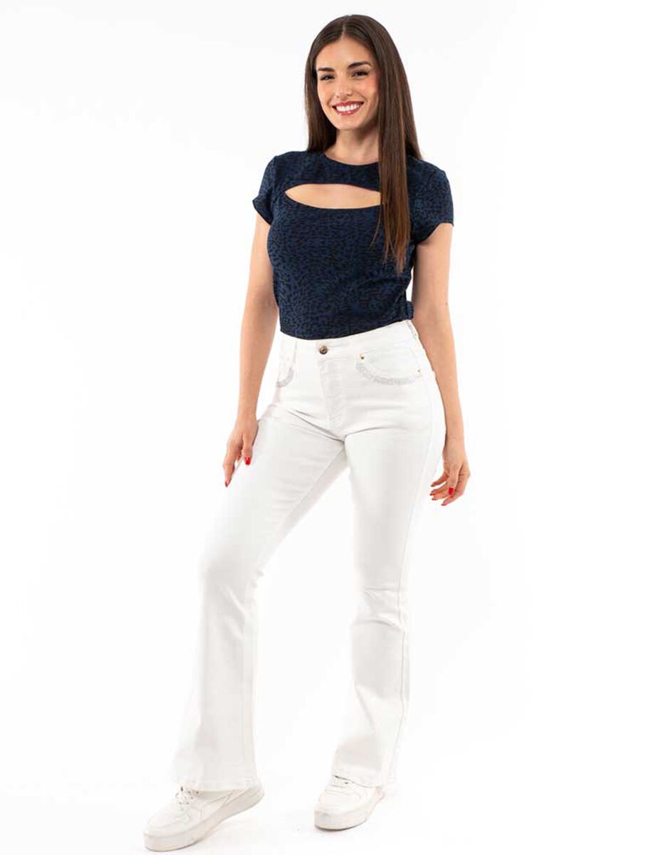 Jeans Flare Mujer Fiorucci