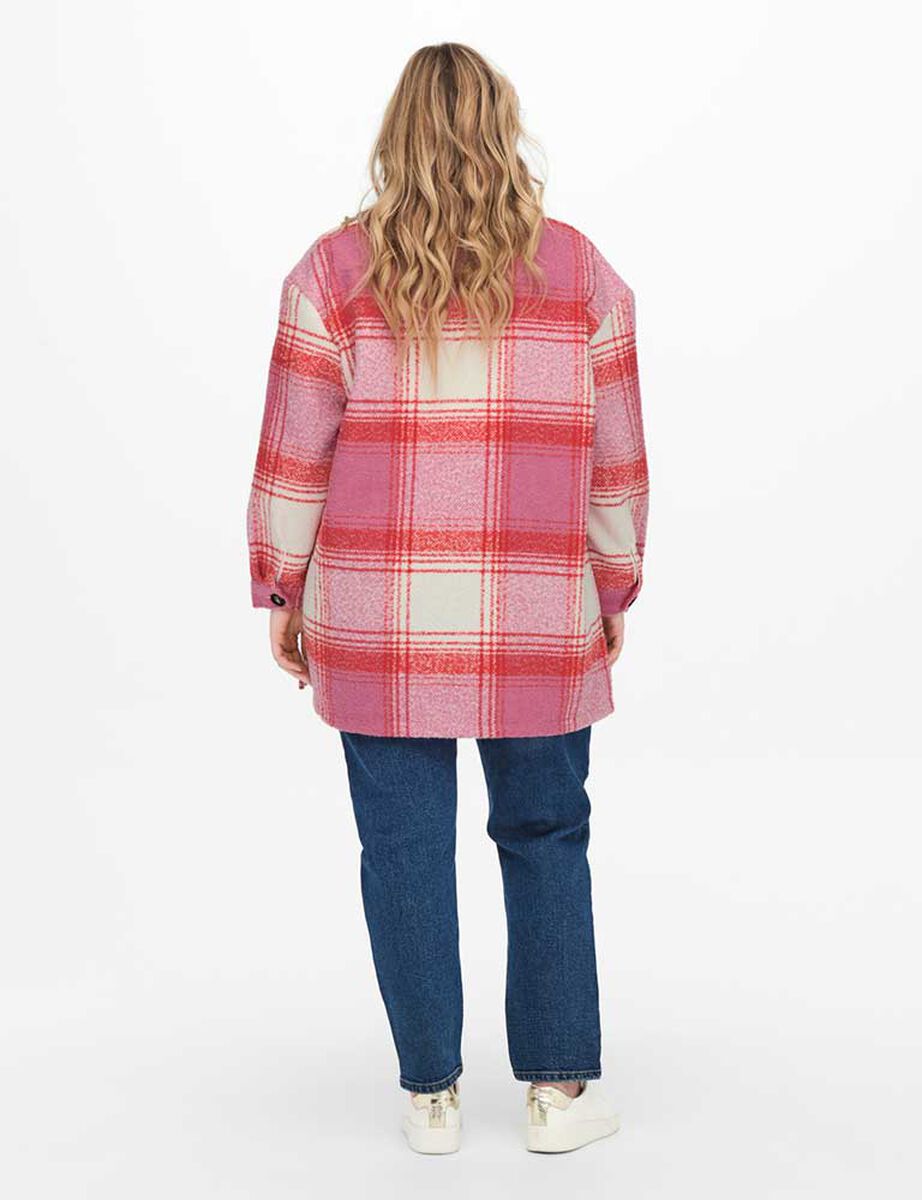 Chaqueta Tartán Mujer Only Carmakoma