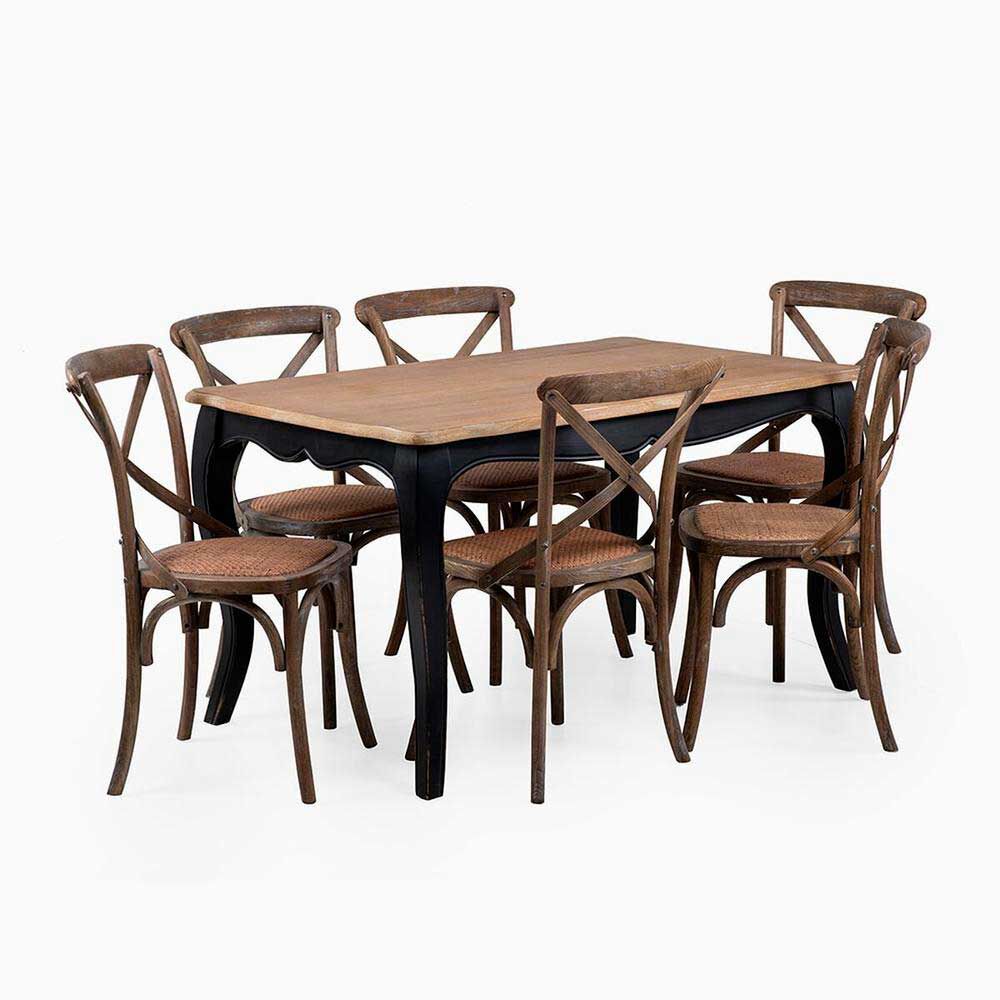 Juego de Comedor Spazzio Vittoria 6 Sillas