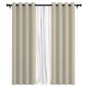 Cortina Blackout Vincenzi Tela + Velo 140 x 220 cm Beige